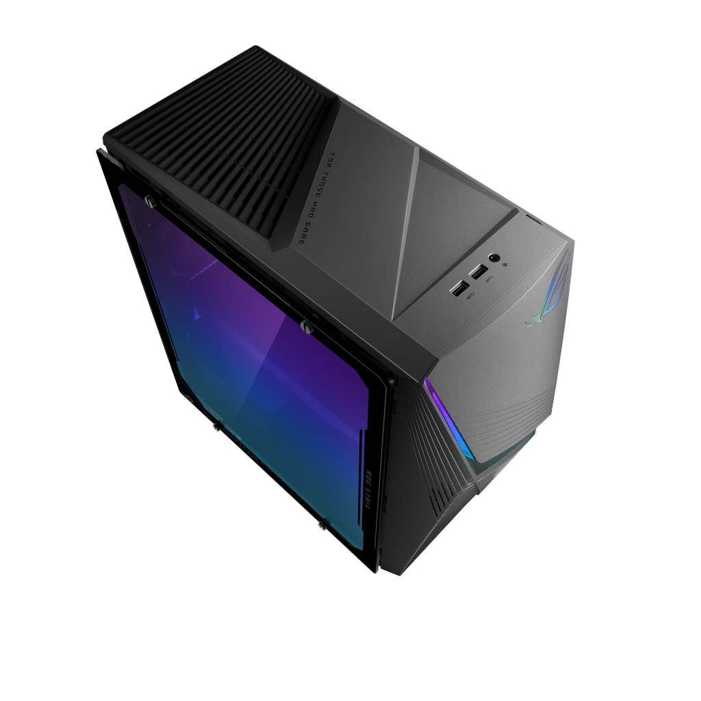 ROG Strix G13CH desktop with Aura lighting